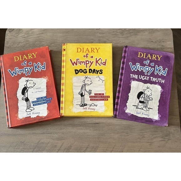 DIARY OF A WIMPY KID Lot of 3‎ hardcover - Picture 1 of 4